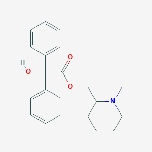 molecular formula C21H25NO3 B016325 N-甲基哌啶基-2-甲基苯甲酸酯 CAS No. 94909-90-7