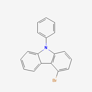 molecular formula C18H12BrN B1632527 4-Bromo-9-phenyl-9h-carbazole CAS No. 1097884-37-1