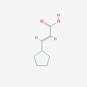 molecular formula C8H12O2 B1632532 (E)-3-Cyclopentylacrylic acid CAS No. 117929-79-0