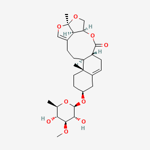 molecular formula C28H40O9 B1632537 Glaucogenin C mono-D-thevetoside 