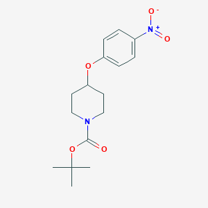 molecular formula C16H22N2O5 B163254 Tert-butyl 4-(4-nitrophenoxy)piperidine-1-carboxylate CAS No. 138227-62-0