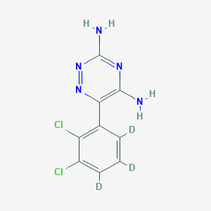 molecular formula C9H7Cl2N5 B1632566 Lamotrigine-d3 