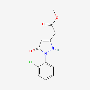 molecular formula C12H11ClN2O3 B1632577 methyl [1-(2-chlorophenyl)-5-hydroxy-1H-pyrazol-3-yl]acetate 