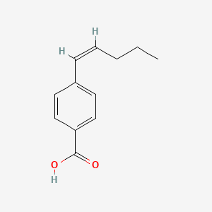 molecular formula C12H14O2 B1632631 4-pent-1-enyl-benzoic acid 