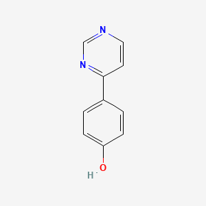 4-(4-Hydroxyphenyl)pyrimidine