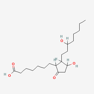 7-[3-Hydroxy-2-(3-hydroxyoctyl)-5-oxocyclopentyl]heptanoic acid