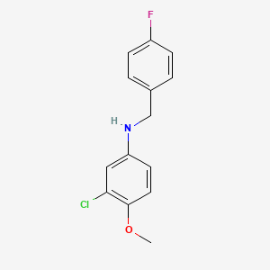 3-Chloro-N-(4-fluorobenzyl)-4-methoxyaniline