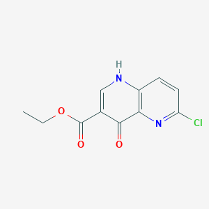 Ethyl 6-chloro-4-hydroxy[1,5]naphthyridine-3-carboxylate