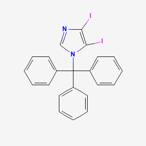 molecular formula C22H16I2N2 B1632716 4,5-diiodo-1-tritylimidazole 
