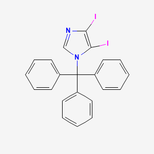 Imidazole, 4,5-diiodo-1-triphenylmethyl-