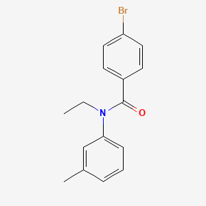 Benzamide, N-ethyl-N-(3-methylphenyl)-4-bromo-