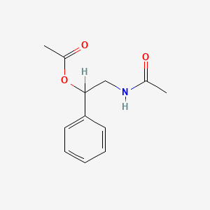 2-(Acetylamino)-1-phenylethyl acetate