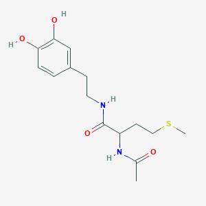 molecular formula C15H22N2O4S B163274 N-(N-Acetylmethionyl)dopamine CAS No. 127811-44-3