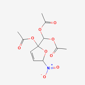 5-Nitro-2-acetoxy-2,5-dihydrofurfural diacetate