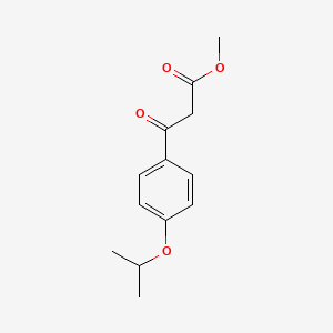 molecular formula C13H16O4 B1632790 Methyl 3-(4-isopropoxyphenyl)-3-oxopropanoate 