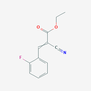 molecular formula C12H10FNO2 B1632796 Ethyl 2-cyano-3-(2-fluorophenyl)acrylate 