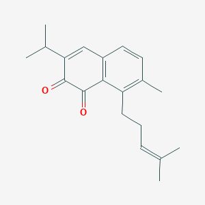 molecular formula C20H24O2 B1632799 Saprorthoquinone CAS No. 102607-41-0