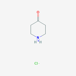 molecular formula C5H10ClNO B163280 Piperidin-4-one hydrochloride CAS No. 41979-39-9