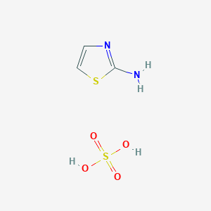 molecular formula C3H6N2O4S2 B1632809 2-Thiazolamine, sulfate (1:1) CAS No. 63589-20-8