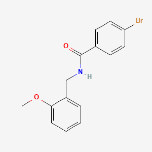 molecular formula C15H14BrNO2 B1632830 4-bromo-N-(2-methoxybenzyl)benzamide 