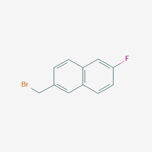 molecular formula C11H8BrF B1632868 2-(Bromomethyl)-6-fluoronaphthalene 