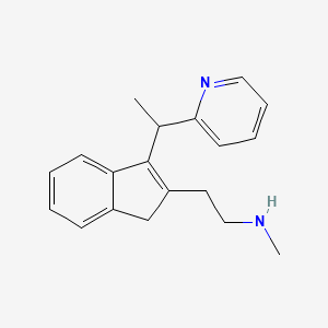 molecular formula C19H22N2 B1632878 rac-N-Demethyl dimethindene CAS No. 135784-56-4