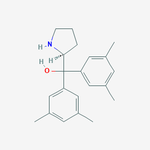 B163288 (S)-Bis(3,5-dimethylphenyl)(pyrrolidin-2-yl)methanol CAS No. 131180-63-7
