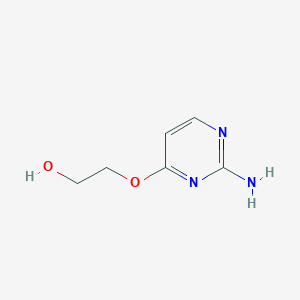 molecular formula C6H9N3O2 B1632894 2-((2-Aminopyrimidin-4-yl)oxy)ethanol 