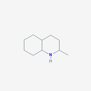 molecular formula C10H19N B1632913 Decahydroquinoline, 2-methyl CAS No. 20717-43-5