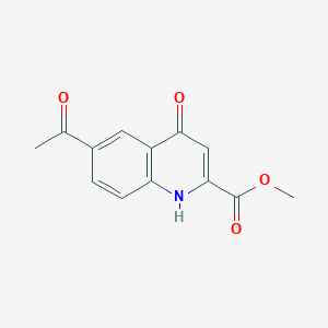 Methyl 6-acetyl-4-oxo-1,4-dihydroquinoline-2-carboxylate