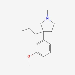 3-(3-Methoxyphenyl)-1-methyl-3-propylpyrrolidine