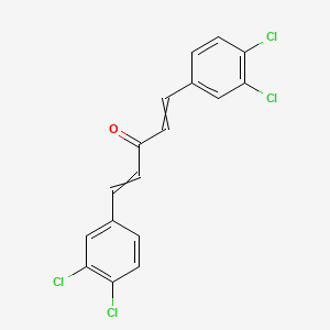 1,5-bis(3,4-dichlorophenyl)penta-1,4-dien-3-one