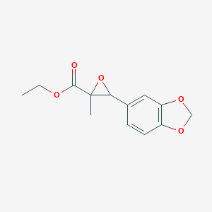 molecular formula C13H14O5 B163298 Ethyl 3-(1,3-benzodioxol-5-yl)-2-methyloxirane-2-carboxylate CAS No. 28578-16-7