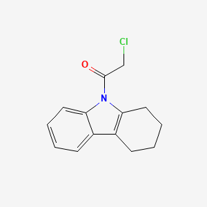 molecular formula C14H14ClNO B1632998 9-(chloroacetyl)-2,3,4,9-tetrahydro-1H-carbazole CAS No. 43170-54-3