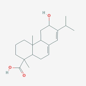 molecular formula C20H30O3 B016330 12-Hydroxyabietic acid CAS No. 3484-61-5