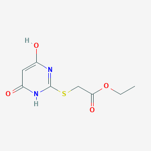 Ethyl 2-((4,6-dihydroxypyrimidin-2-yl)thio)acetate