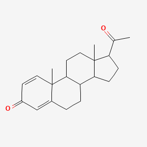 molecular formula C21H28O2 B1633054 17-Acetyl-10,13-dimethyl-6,7,8,9,11,12,14,15,16,17-decahydrocyclopenta[a]phenanthren-3-one 