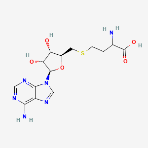 2-amino-4-[[(2S,3S,4R,5R)-5-(6-aminopurin-9-yl)-3,4-dihydroxyoxolan-2-yl]methylsulfanyl]butanoic acid