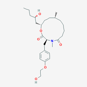 molecular formula C27H43NO6 B163308 PF-1163A CAS No. 258871-59-9