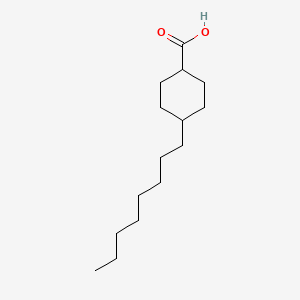 molecular formula C15H28O2 B1633081 Cyclohexanecarboxylic acid, 4-octyl- CAS No. 38792-95-9