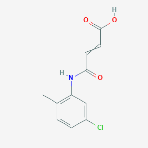 molecular formula C11H10ClNO3 B1633083 4-(5-chloro-2-methylanilino)-4-oxobut-2-enoic acid 