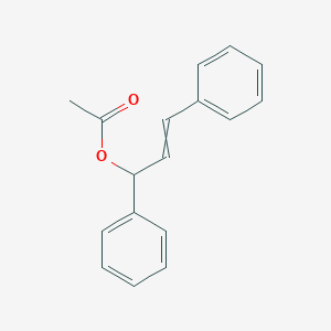 molecular formula C17H16O2 B1633107 3-Acetoxy-1,3-diphenylpropene 