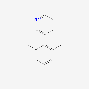 molecular formula C14H15N B1633109 3-Mesitylpyridine 