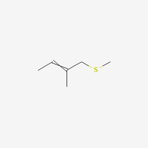 2-Methyl-1-methylsulfanylbut-2-ene