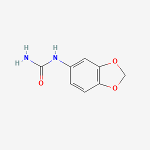 molecular formula C8H8N2O3 B1633146 N-1,3-benzodioxol-5-ylurea CAS No. 119179-46-3