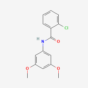 molecular formula C15H14ClNO3 B1633150 2-chloro-N-(3,5-dimethoxyphenyl)benzamide 