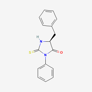 molecular formula C16H14N2OS B1633154 (5S)-2-Thioxo-3-phenyl-5-benzylimidazolidine-4-one 