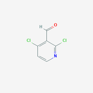 molecular formula C6H3Cl2NO B163316 2,4-Dichloronicotinaldehyde CAS No. 134031-24-6