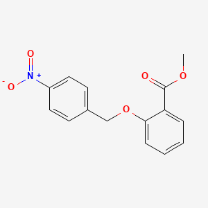 molecular formula C15H13NO5 B1633175 Methyl 2-[(4-nitrobenzyl)oxy]benzoate CAS No. 52803-89-1