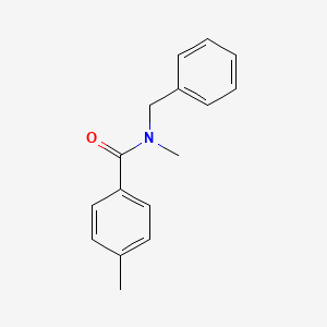 molecular formula C16H17NO B1633183 N-benzyl-N,4-dimethylbenzamide 